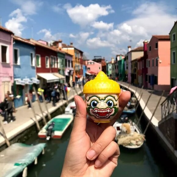 Thai Herbal Inhaler (Yadom) Aromatherapy - Ramakien Hanuman Jasmine (White) - Picture 4 of 5